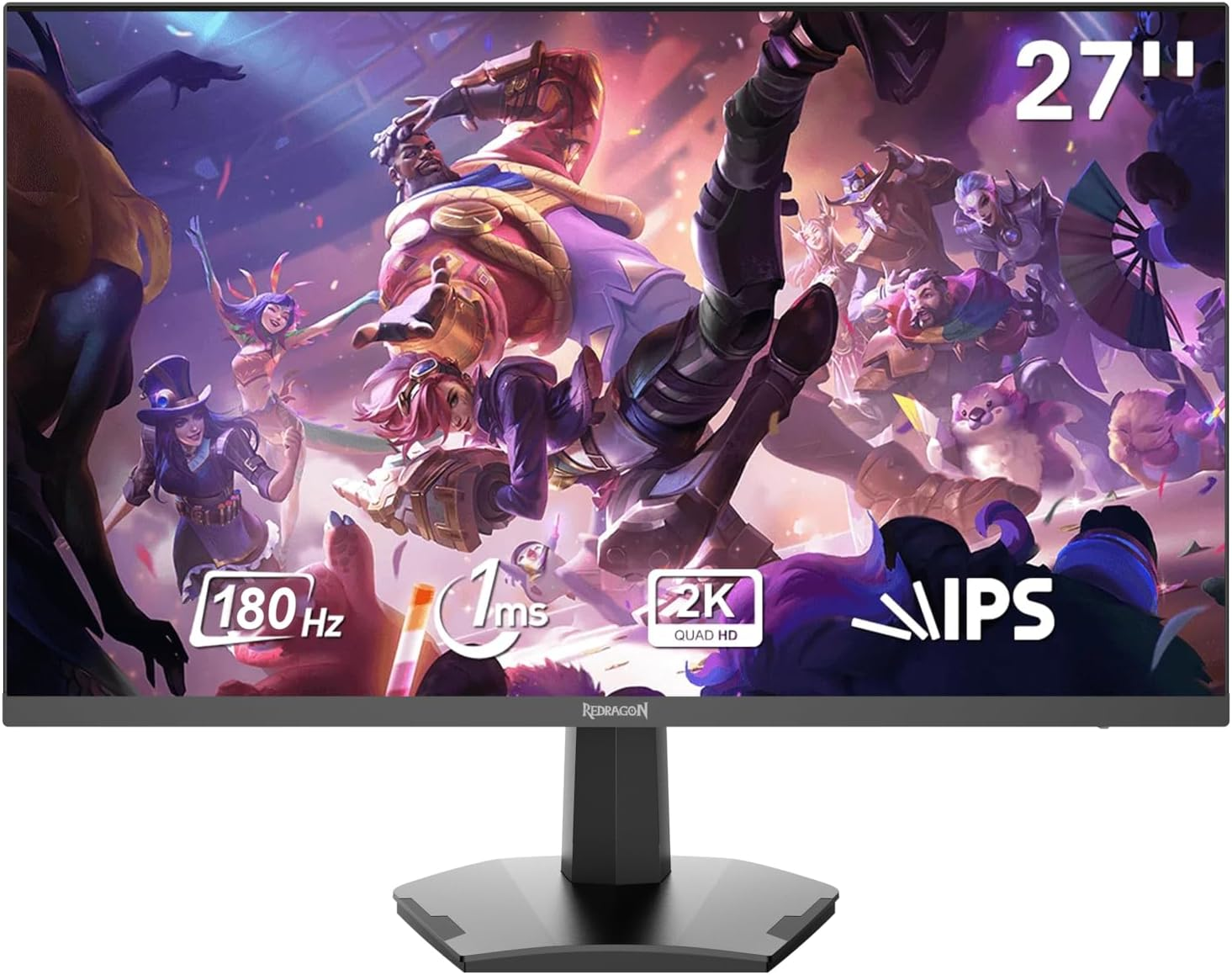 REDRAGON MIRROR-II GM27X5IPS 27 inch 180Hz IPS FHD Gaming Monitor REDRAGON MIRROR-II GM27X5IPS 27 inch 180Hz IPS FHD Gaming Monitor